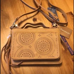 Francesca’s Closet cross body clutch purse